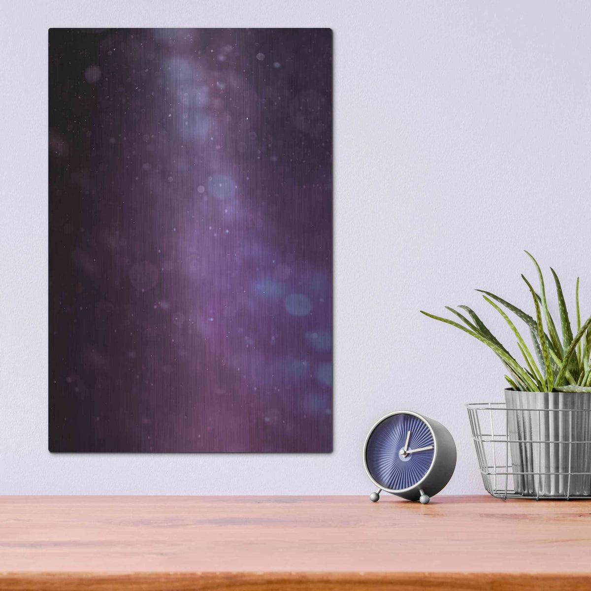 'Ending Night' by NASA Space Photos – Metal Wall Art, 12x16 room view