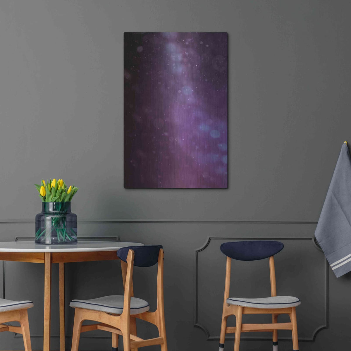 'Ending Night' by NASA Space Photos – Metal Wall Art, 24x36 room view