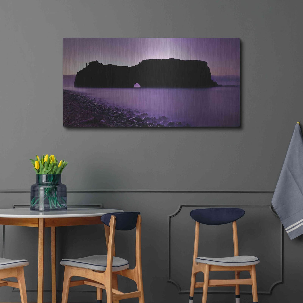 'Eminence Island' by NASA Space Photos – Metal Wall Art, 48x24 room view