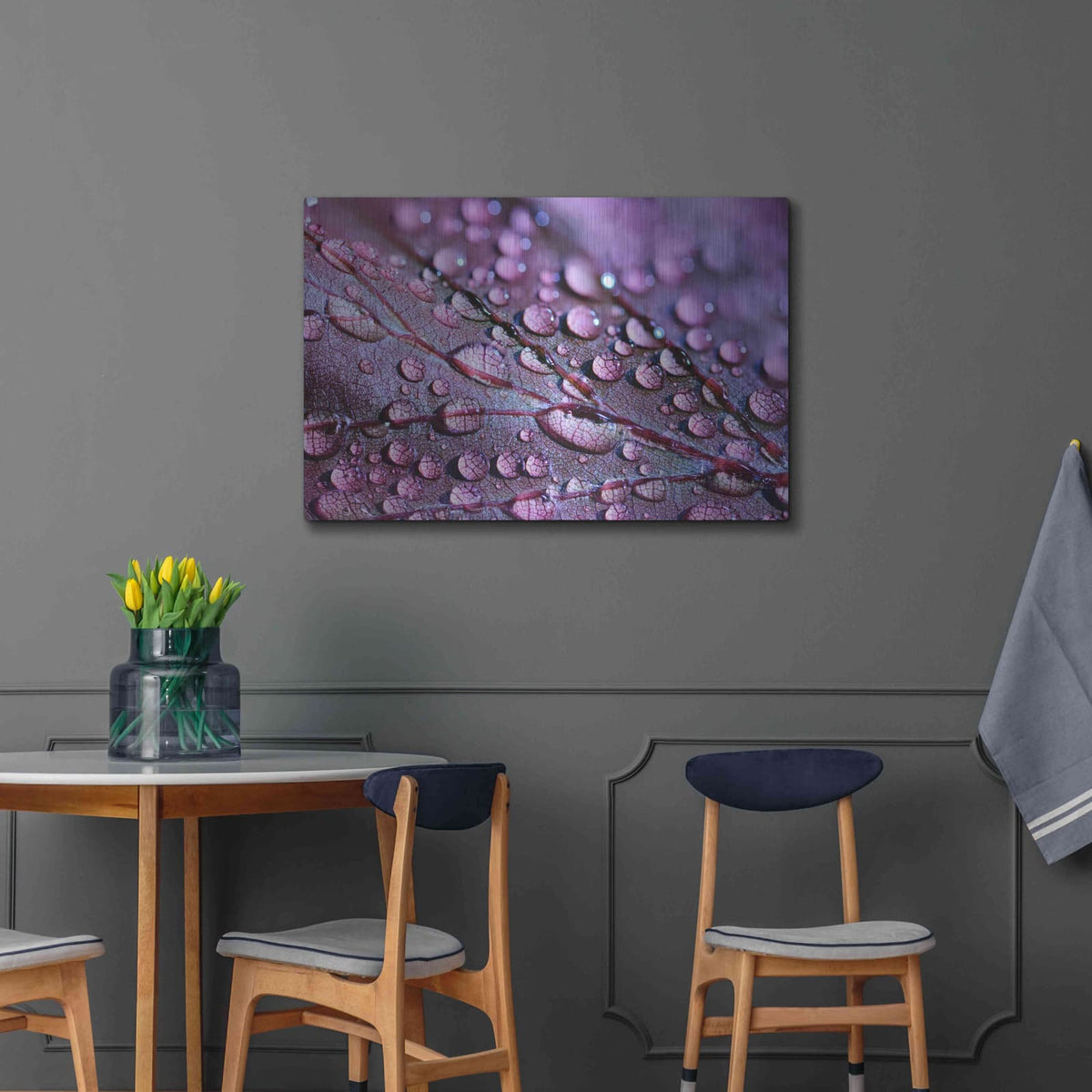'Dewdrops' by NASA Space Photos – Metal Wall Art, 36x24 room view