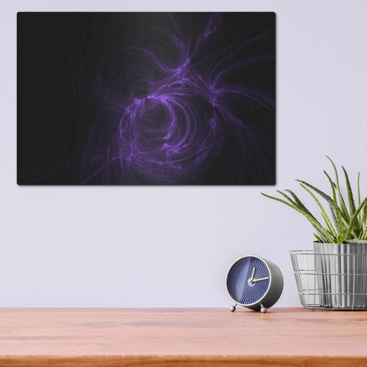 'Deep Fractals' by NASA Space Photos – Metal Wall Art, 16x12 room view