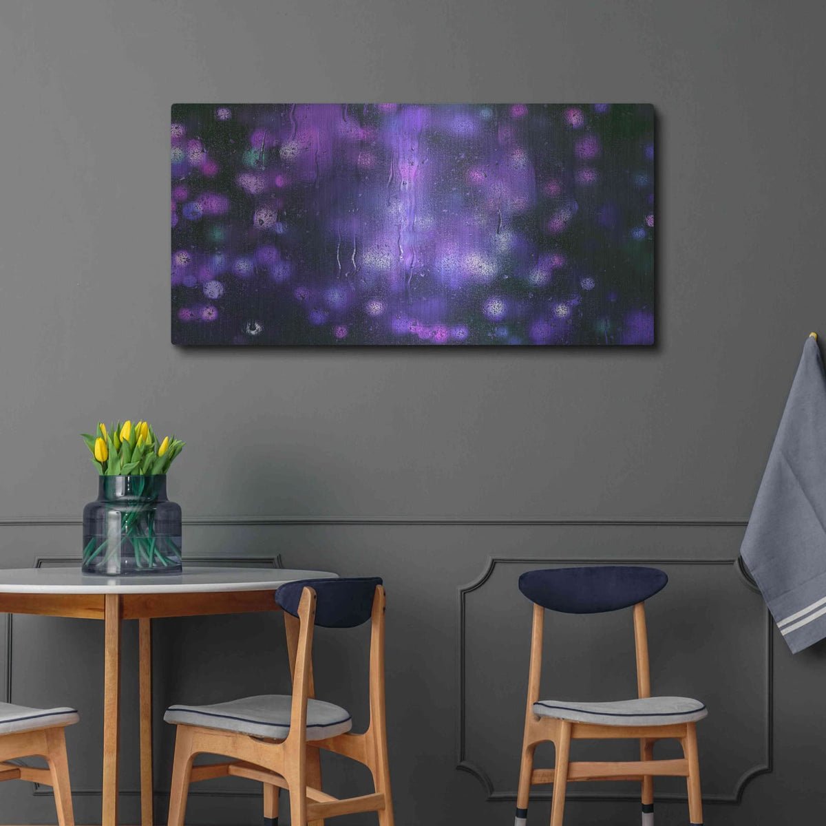 'Cyber Grapes II' by NASA Space Photos – Metal Wall Art, 48x24 room view