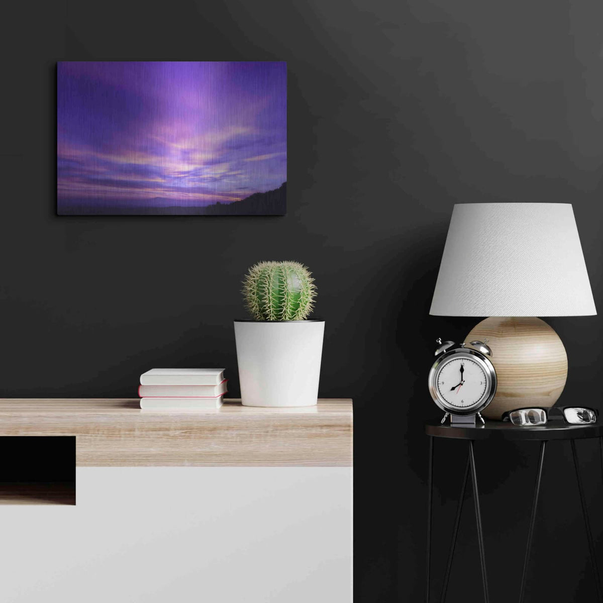 'Cotton Candy Sunrise' by NASA Space Photos – Metal Wall Art, 24x16 room view