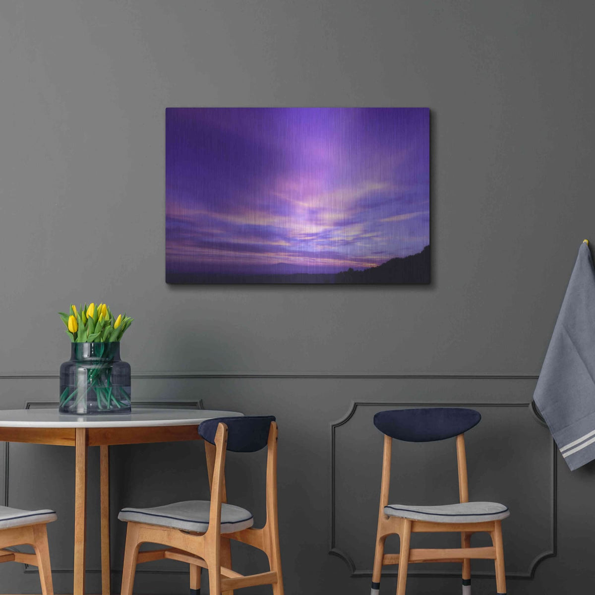'Cotton Candy Sunrise' by NASA Space Photos – Metal Wall Art, 36x24 room view