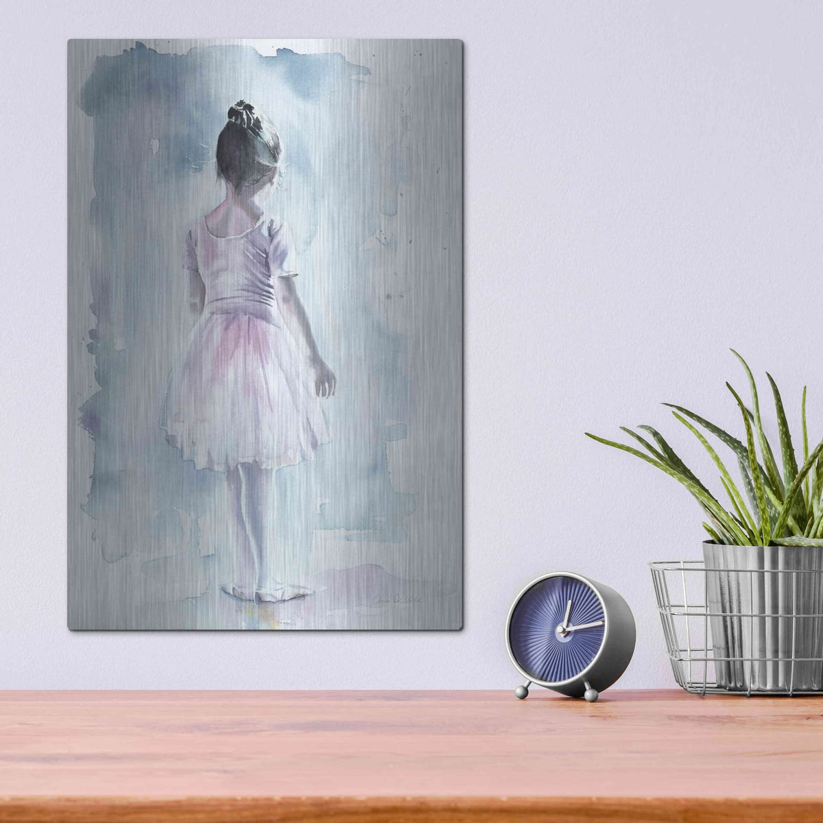 'Time To Go On' by Aimee Del Valle – Metal Wall Art, 12x16 room view