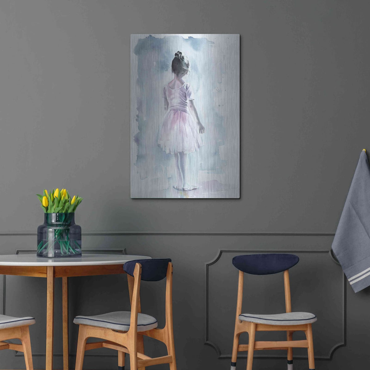 'Time To Go On' by Aimee Del Valle – Metal Wall Art, 24x36 room view