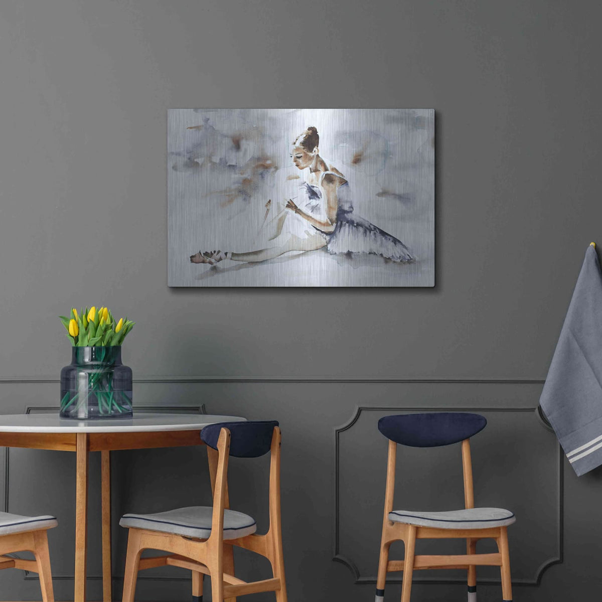 'Dress Rehearsal' by Aimee Del Valle – Metal Wall Art, 36x24 room view