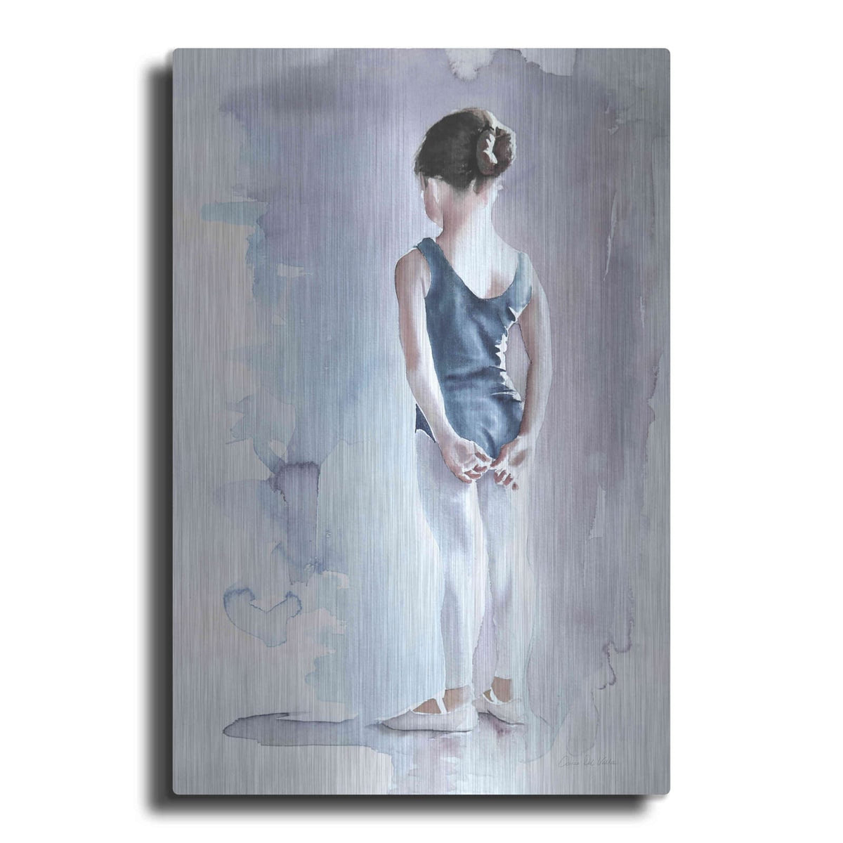'First Day At Ballet' by Aimee Del Valle – Metal Wall Art