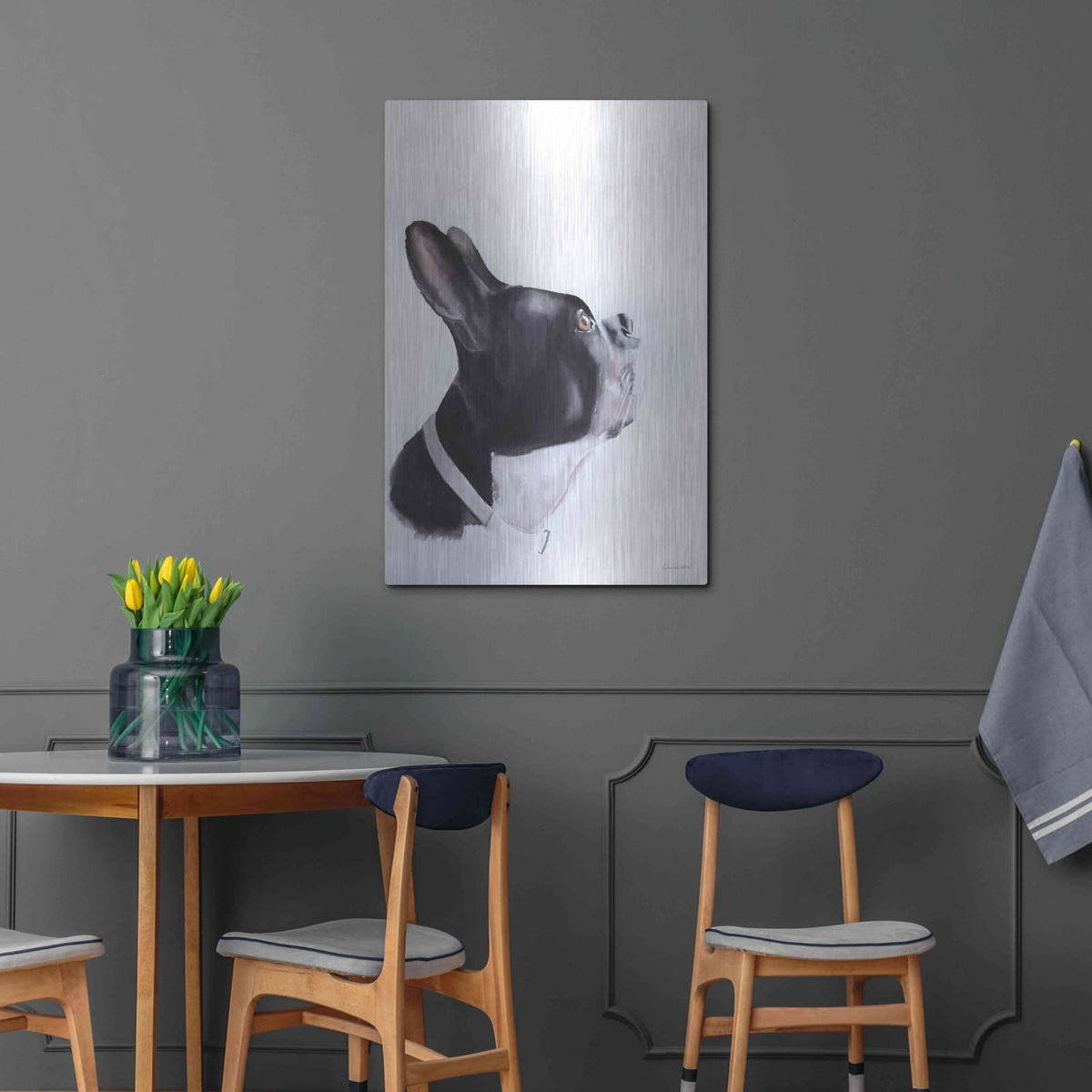 'Breakfast Time' by Aimee Del Valle – Metal Wall Art, 24x36 room view