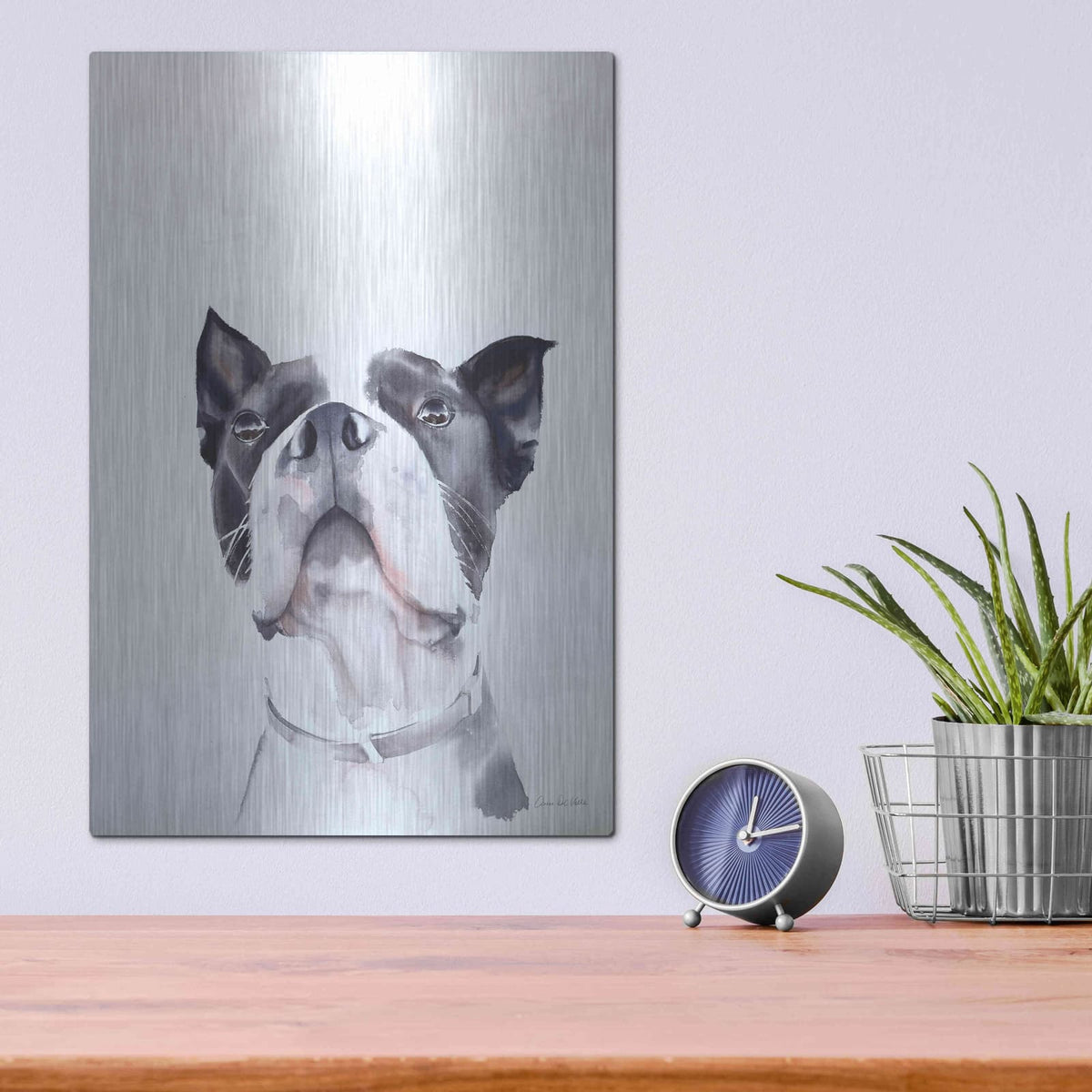 'Bird Watching' by Aimee Del Valle – Metal Wall Art, 12x16 room view
