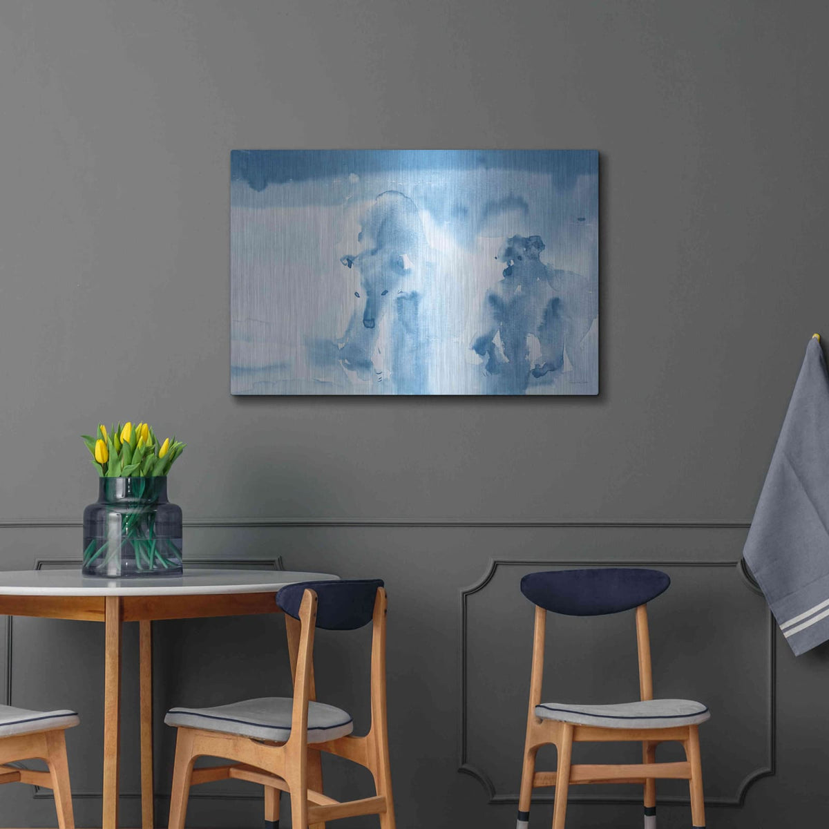 'Ice Bears' by Aimee Del Valle – Metal Wall Art, 36x24 room view