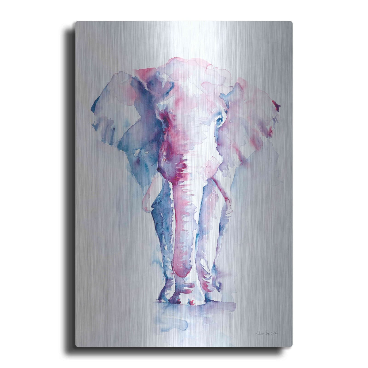 'An Elephant Never Forgets' by Alan Majchrowicz – Metal Wall Art