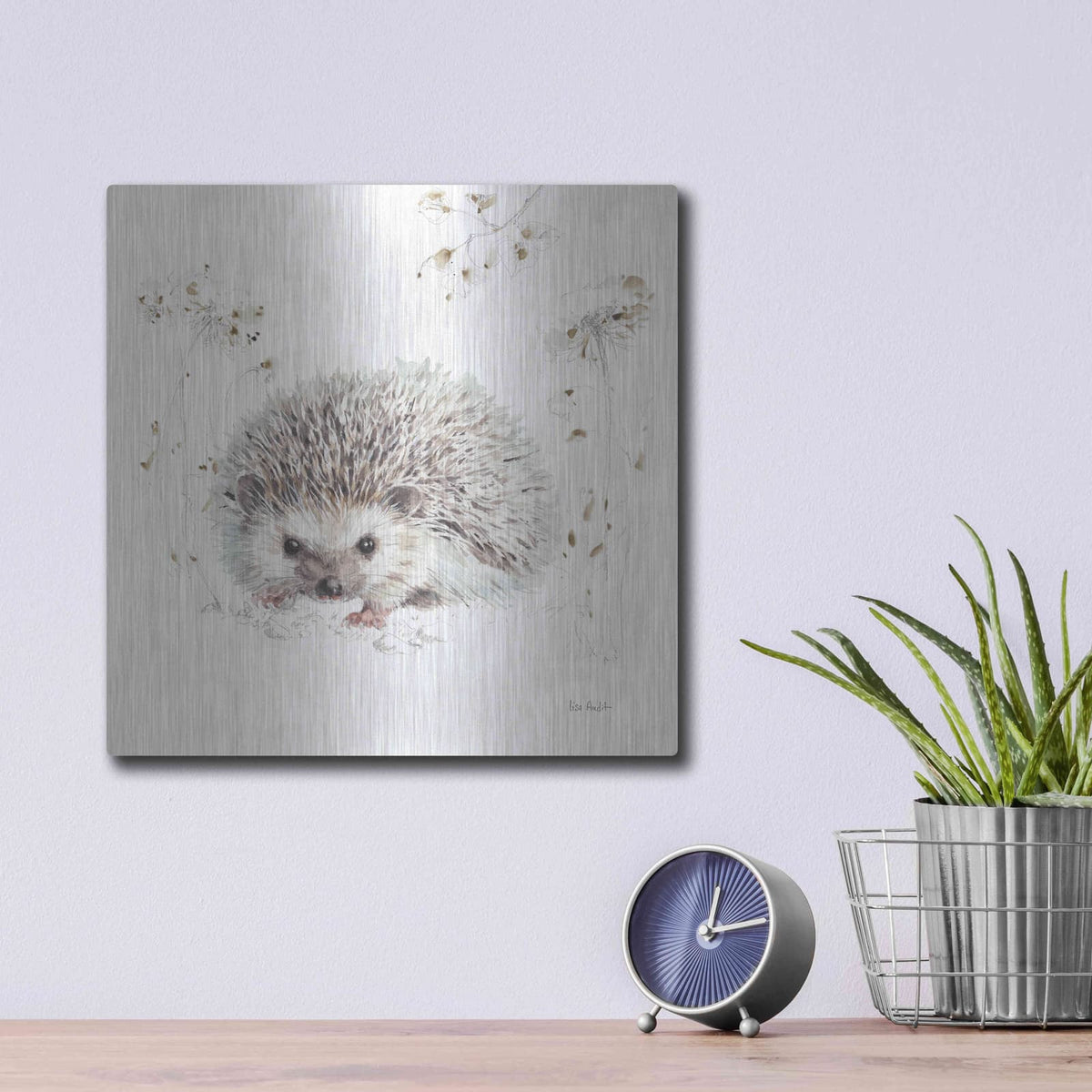 'Wood Land Walk XII' by Lisa Audit – Metal Wall Art, 12x12 room view