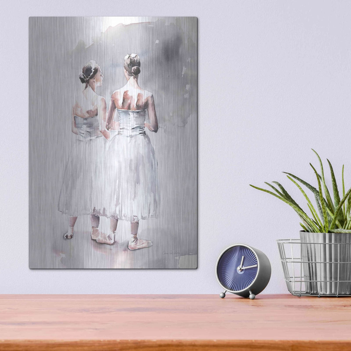 'Ballet VII' by Alan Majchrowicz – Metal Wall Art, 12x16 room view