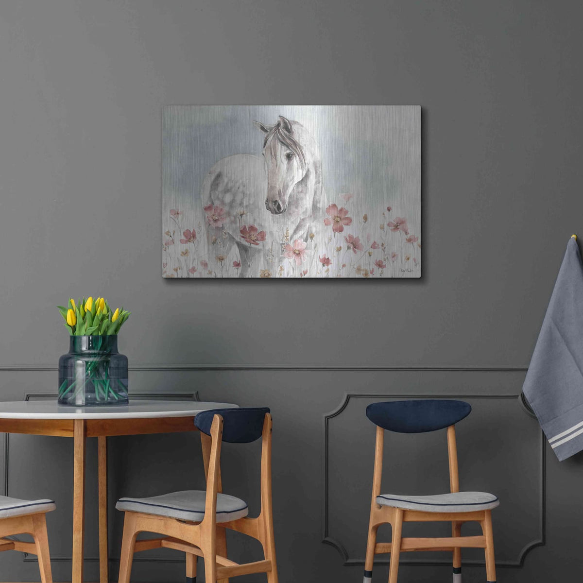 'Wild Horses I' by Lisa Audit – Metal Wall Art, 36x24 room view