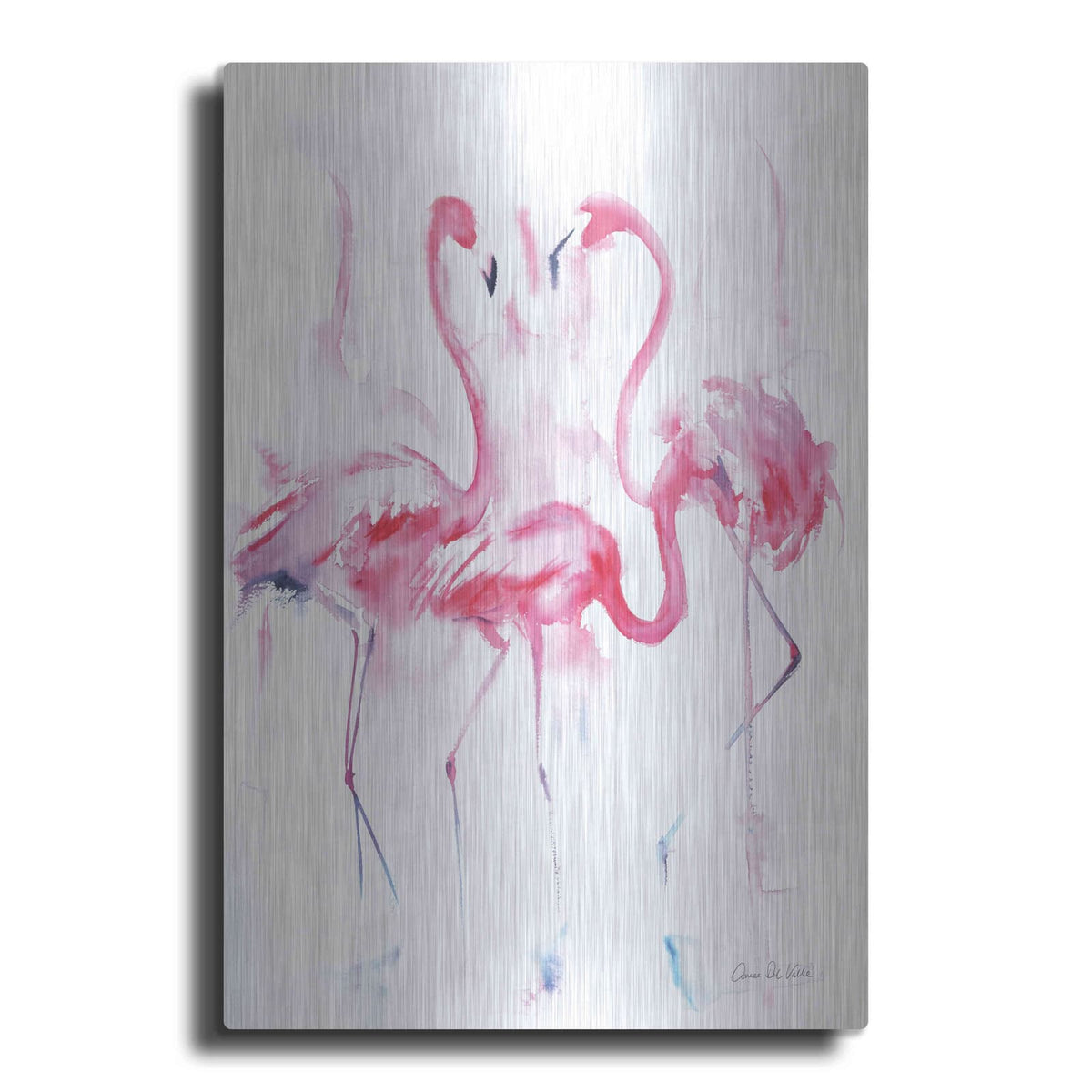 'Flamingo Trio' by Alan Majchrowicz – Metal Wall Art