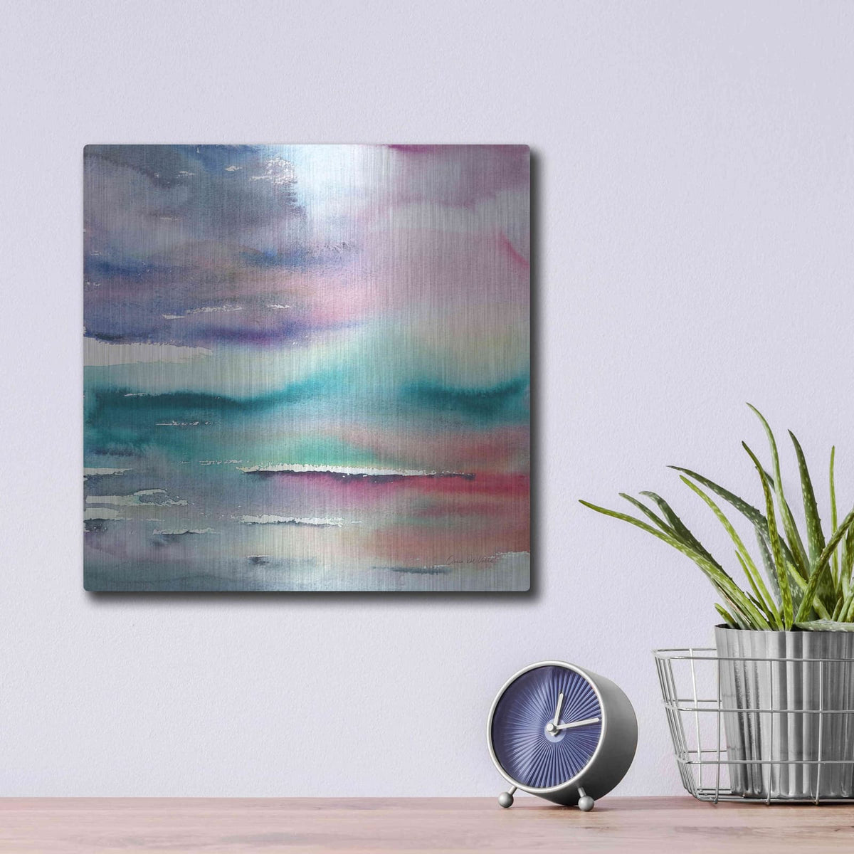 'Dramatic Evening' by Alan Majchrowicz – Metal Wall Art, 12x12 room view