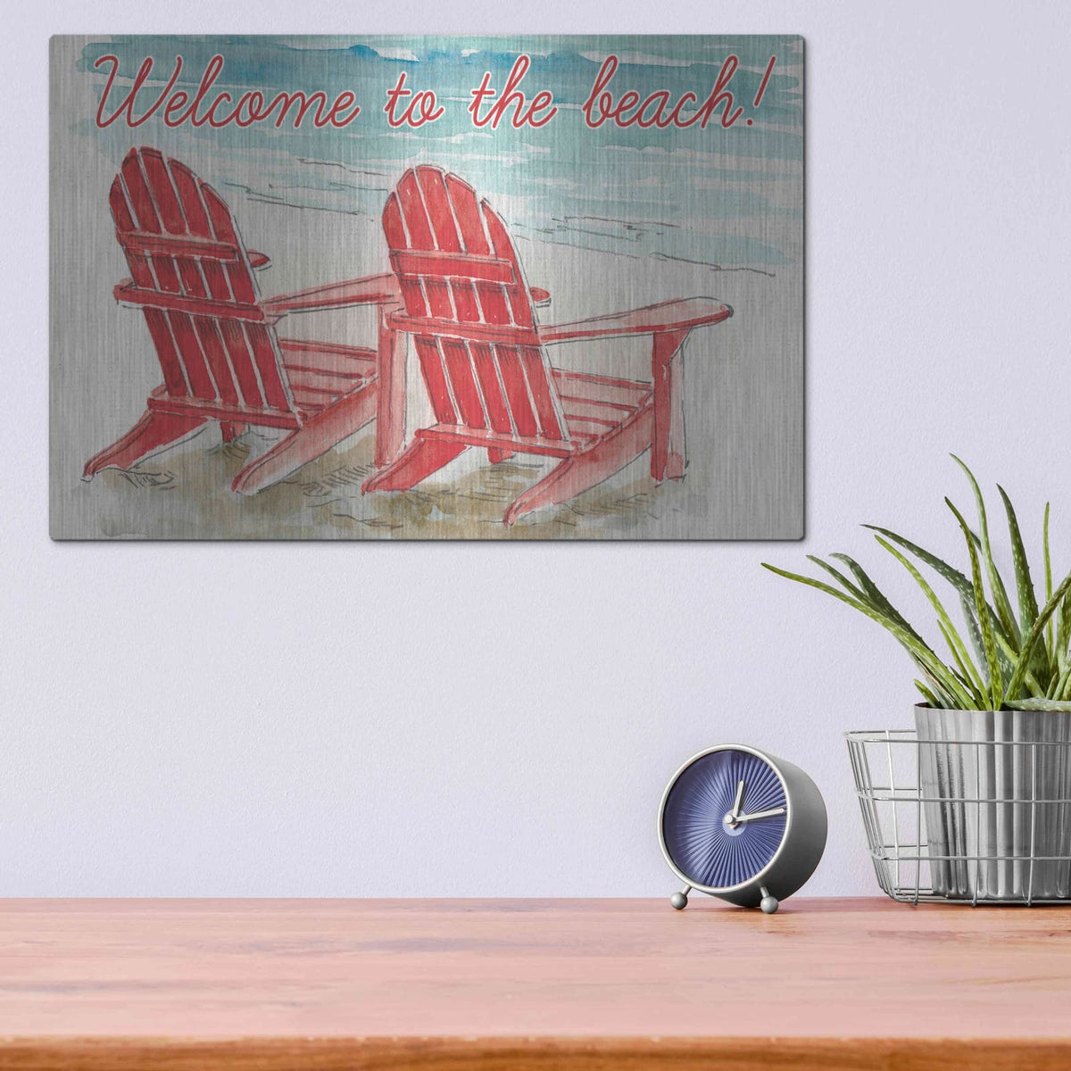 'In The Moment' by Lisa Audit – Metal Wall Art, 16x12 room view