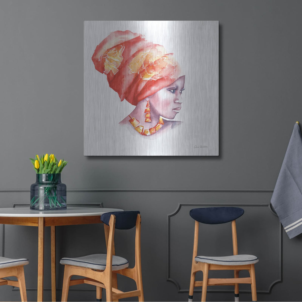 'Glow' by Alan Majchrowicz – Metal Wall Art, 36x36 room view