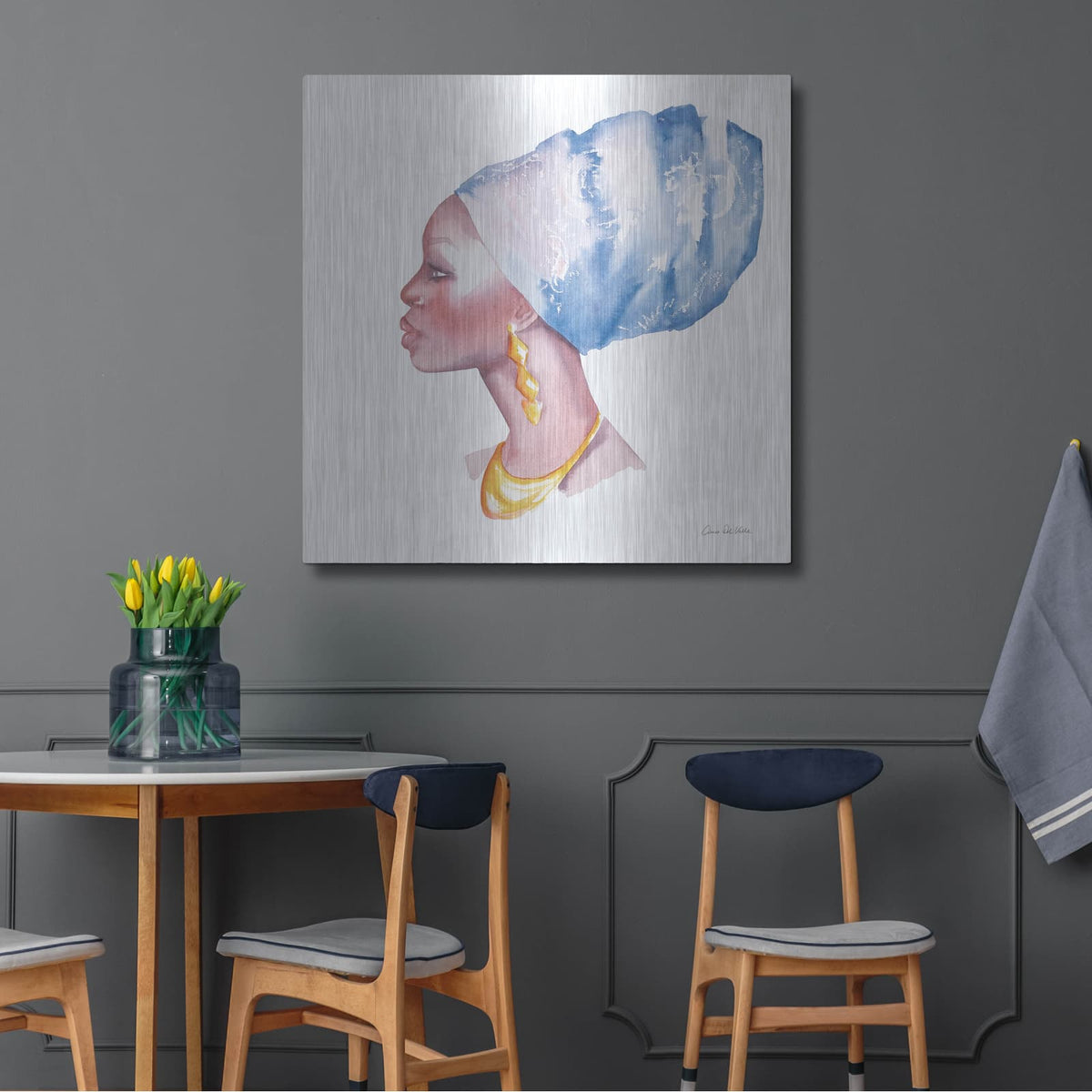 'Elegance' by Alan Majchrowicz – Metal Wall Art, 36x36 room view