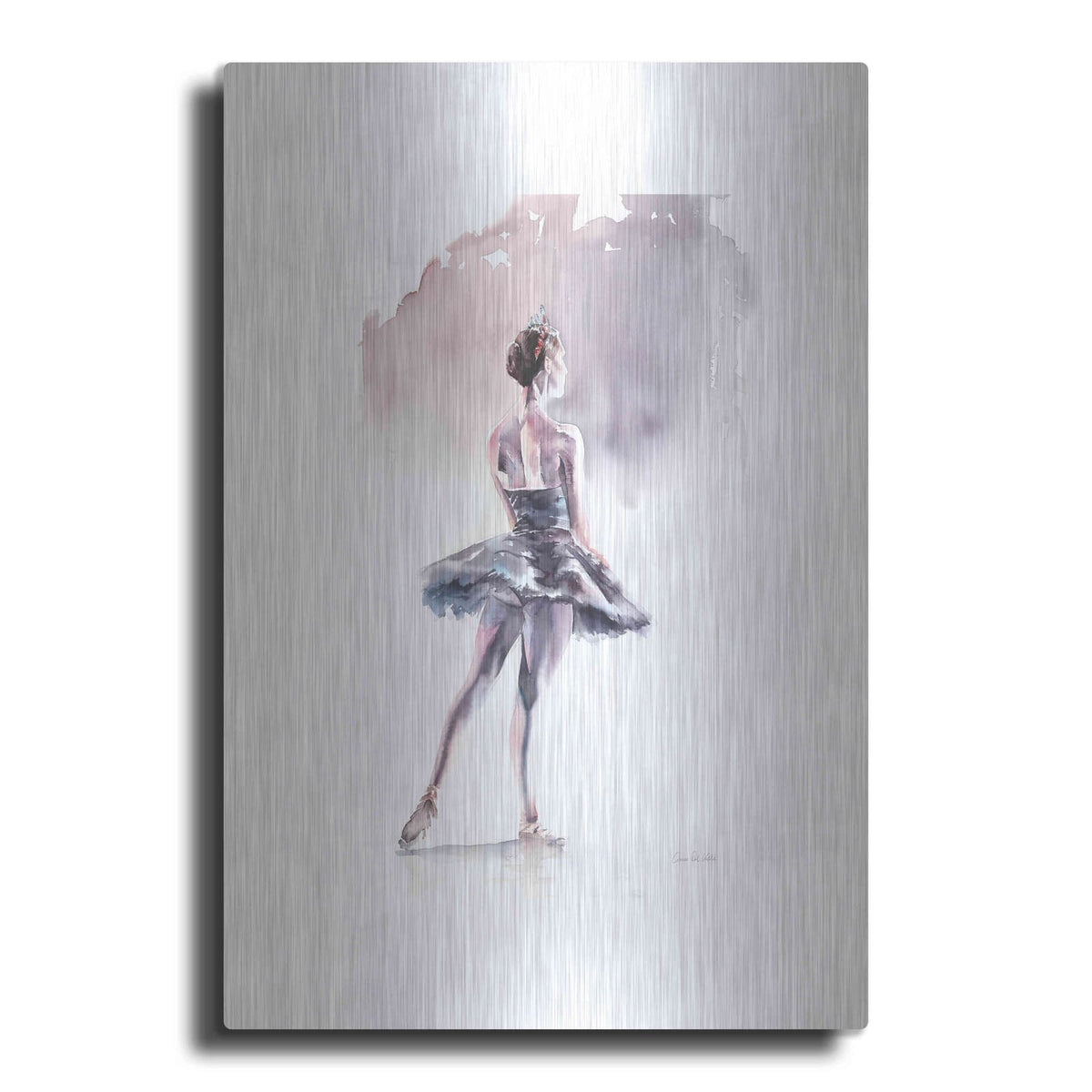 'Ballet I White Border' by Alan Majchrowicz – Metal Wall Art