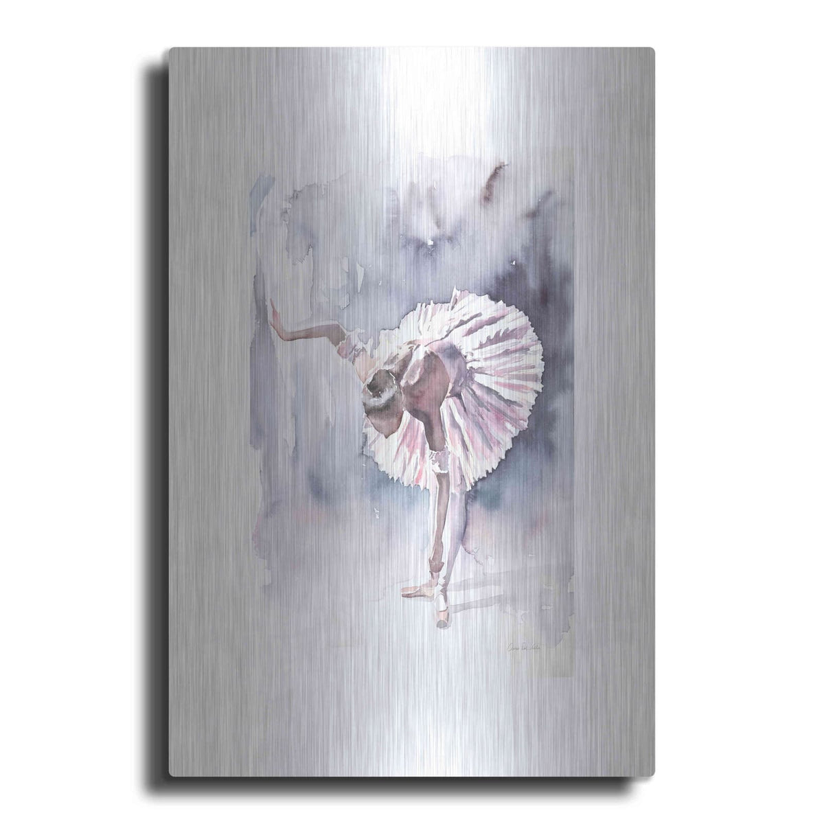 'Ballet VI White Border' by Alan Majchrowicz – Metal Wall Art