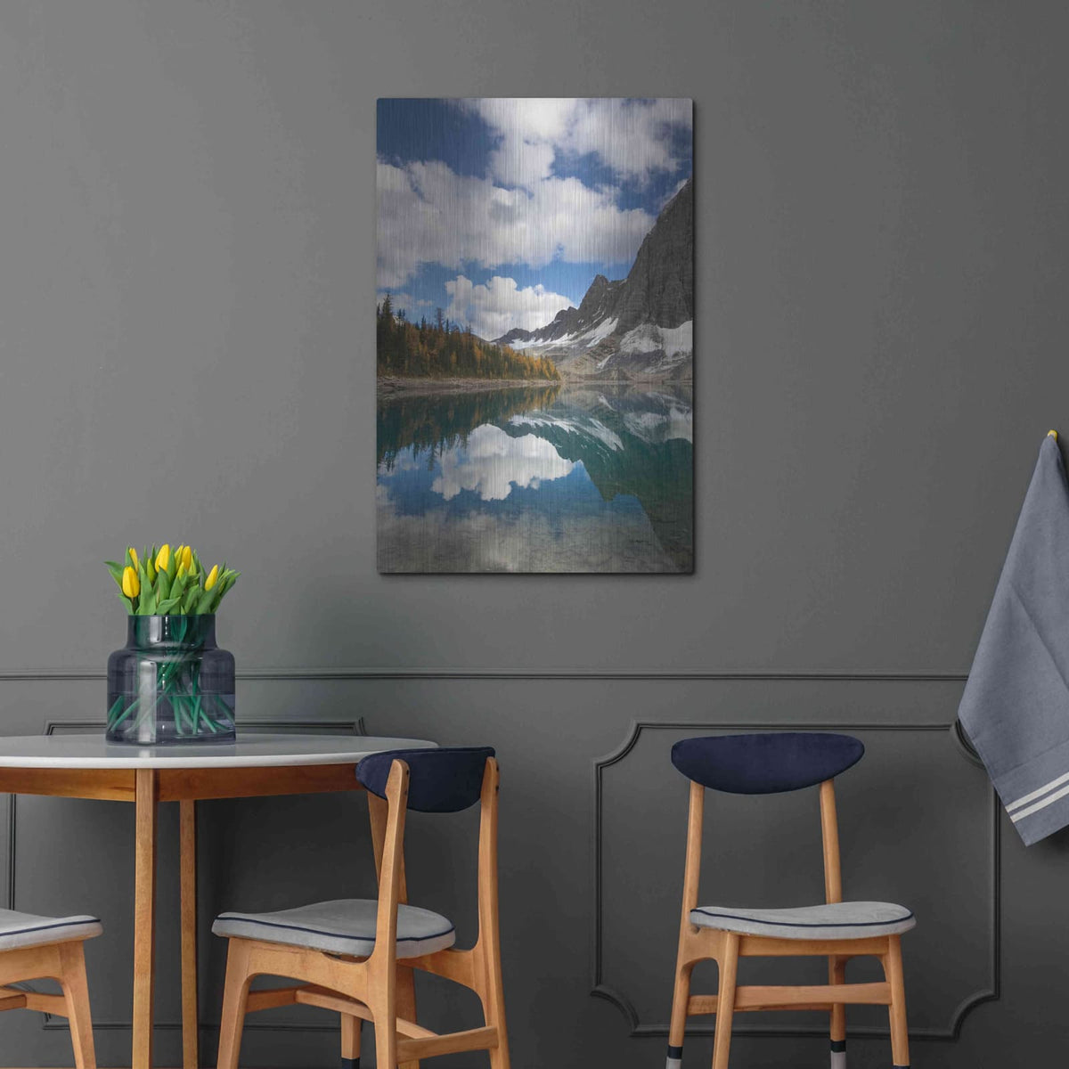 'Floe Lake Reflection I' by Alan Majchrowicz – Metal Wall Art, 24x36 room view