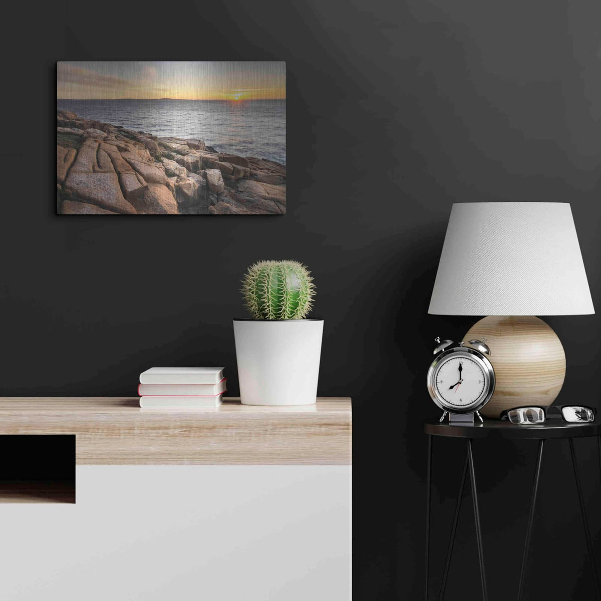 'Acadia Sunrise' by Alan Majchrowicz – Metal Wall Art, 24x16 room view