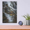 'Falls on McDonald Creek color' by Alan Majchrowicz – Metal Wall Art, 12x16 room view