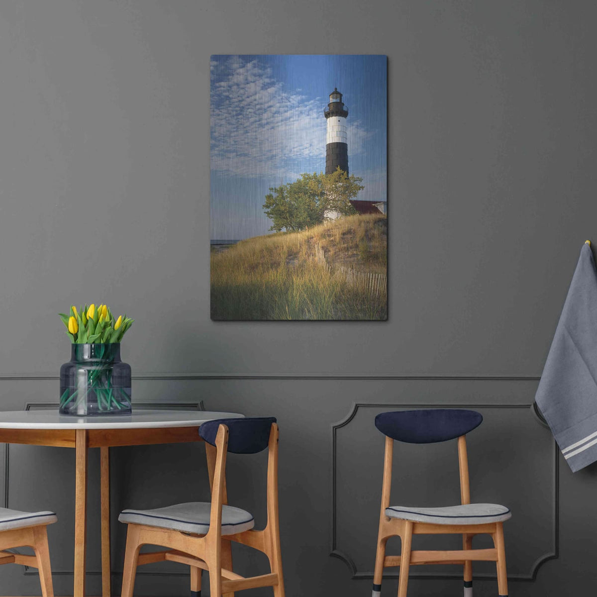 'Big Sable Point Lighthouse II' by Alan Majchrowicz – Metal Wall Art, 24x36 room view