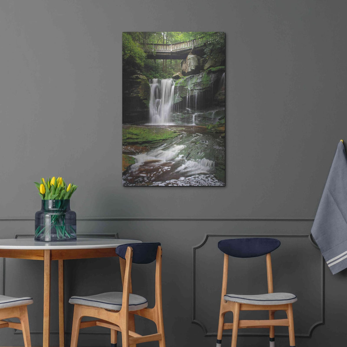 'Elakala Falls West I' by Alan Majchrowicz – Metal Wall Art, 24x36 room view