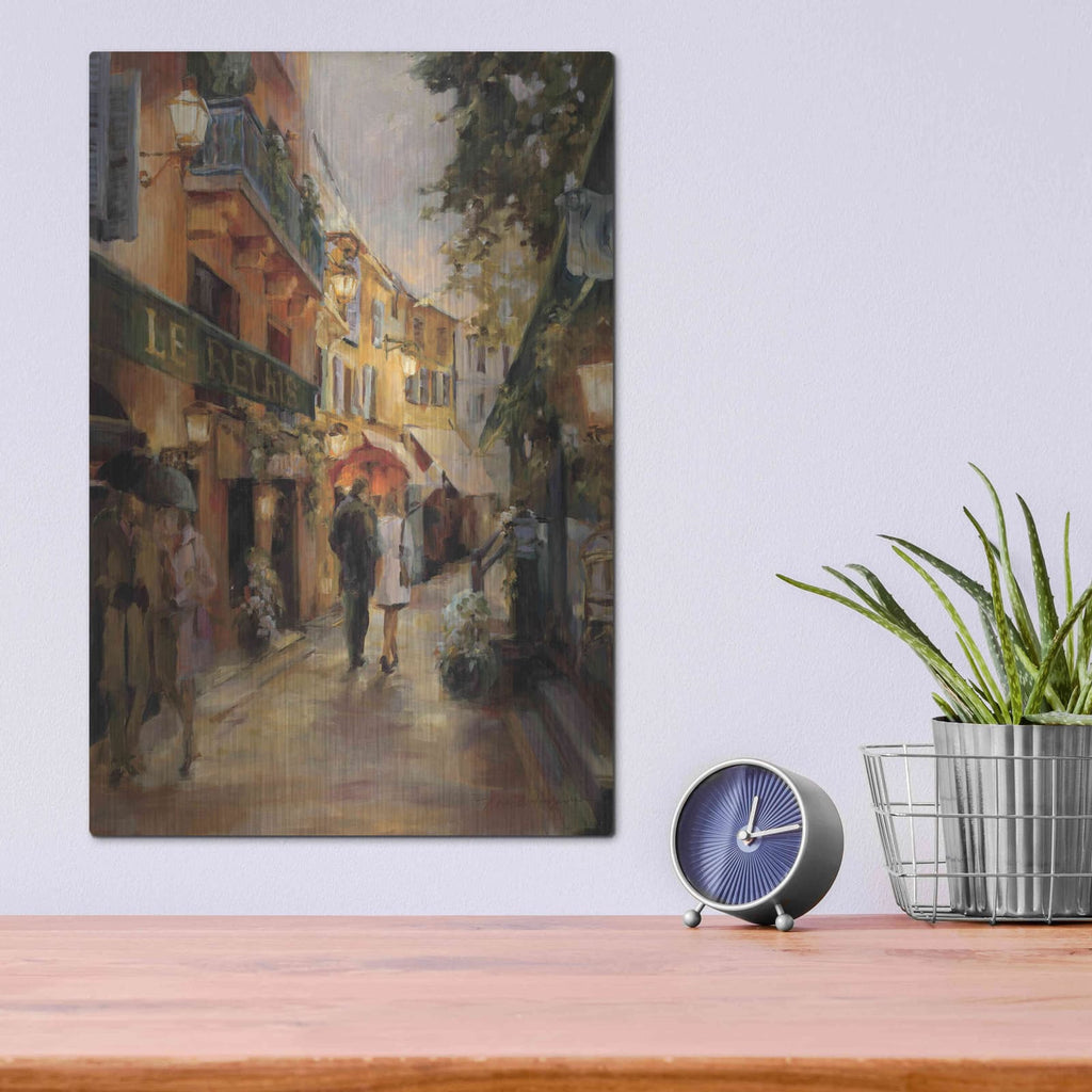 'Evening in Paris' by Marilyn Borglum – Metal Wall Art, 12x16 room view