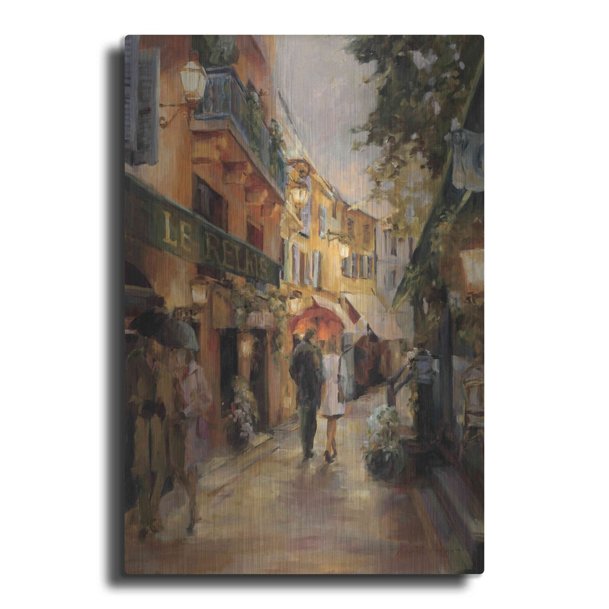 'Evening in Paris' by Marilyn Borglum – Metal Wall Art