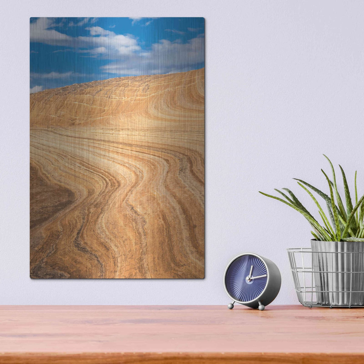 'Coyote Buttes V' by Alan Majchrowicz – Metal Wall Art, 12x16 room view