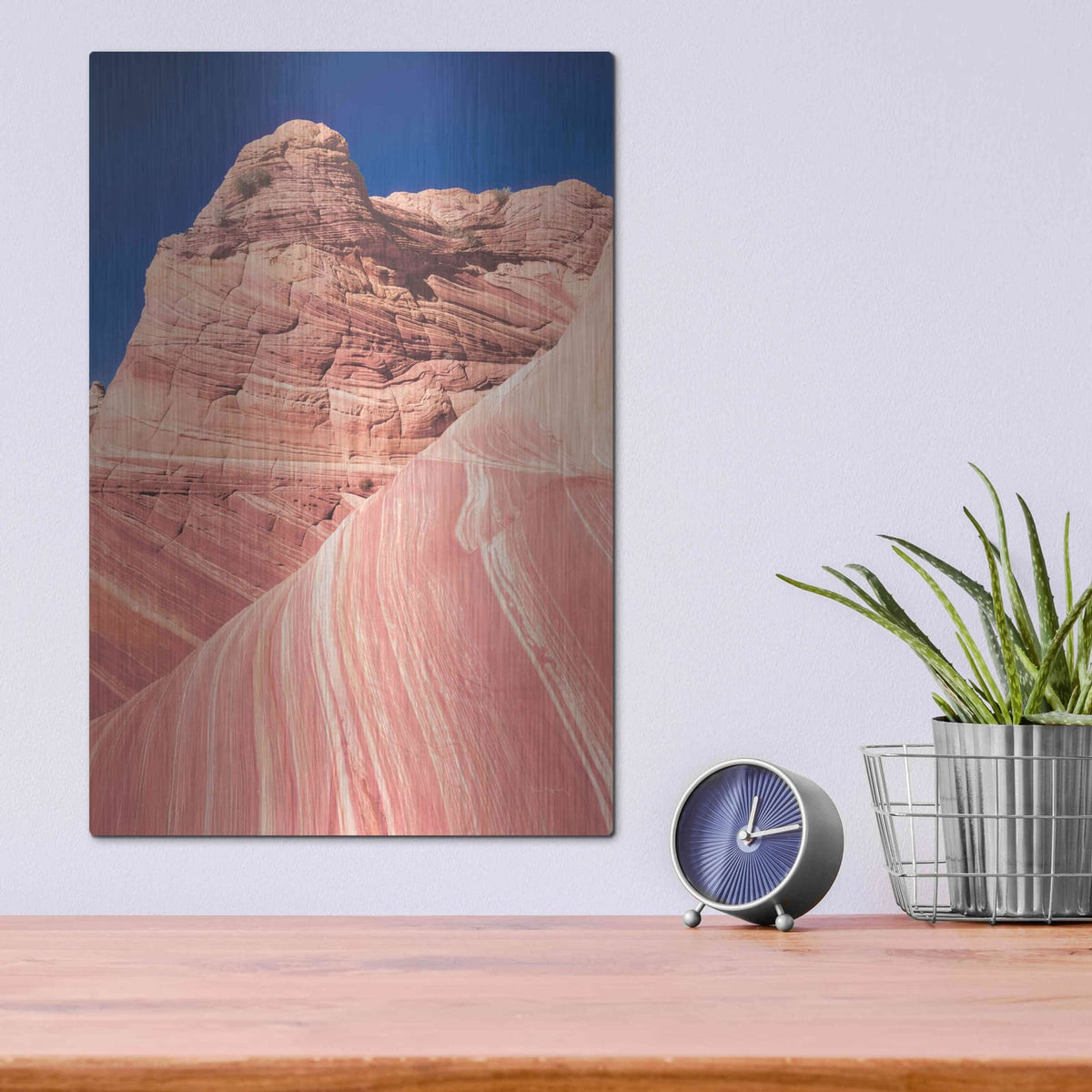'Coyote Buttes I Blush' by Alan Majchrowicz – Metal Wall Art, 12x16 room view