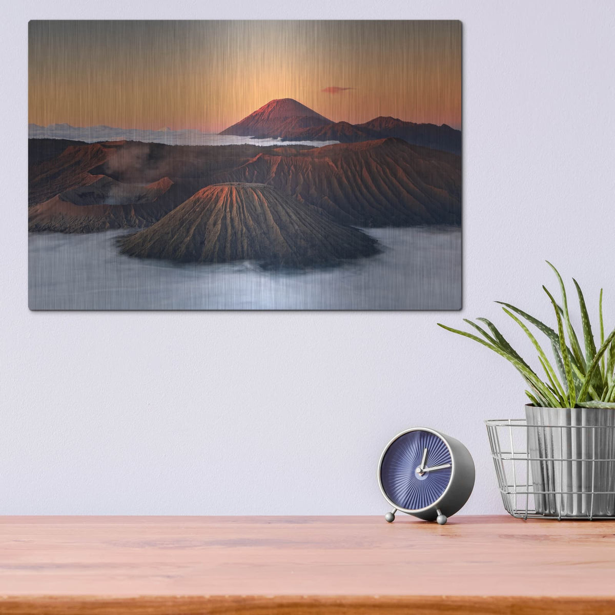 'Jurassic' by Jesse Estes – Metal Wall Art, 16x12 room view