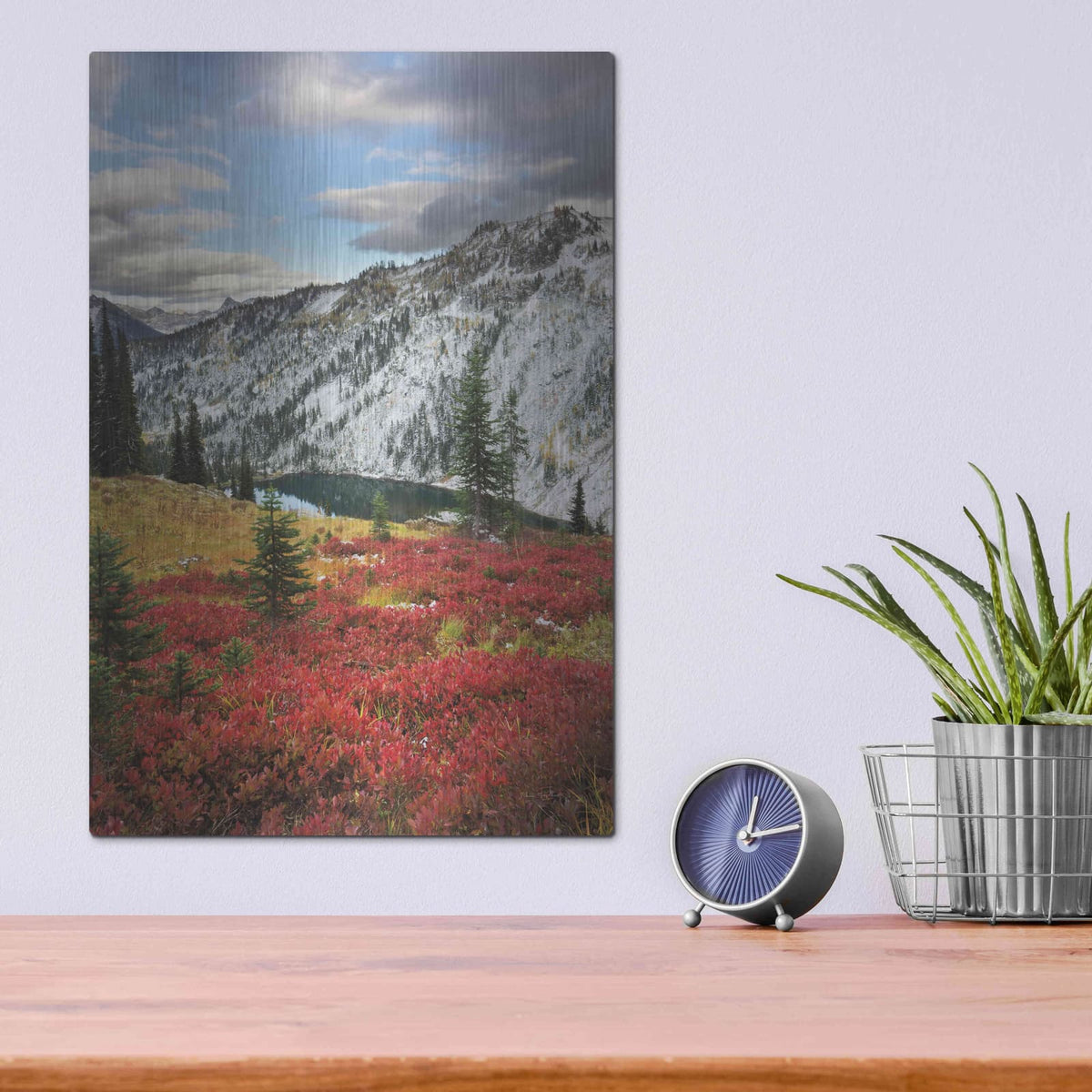 'Lake Ann North Cascades' by Alan Majchrowicz – Metal Wall Art, 12x16 room view