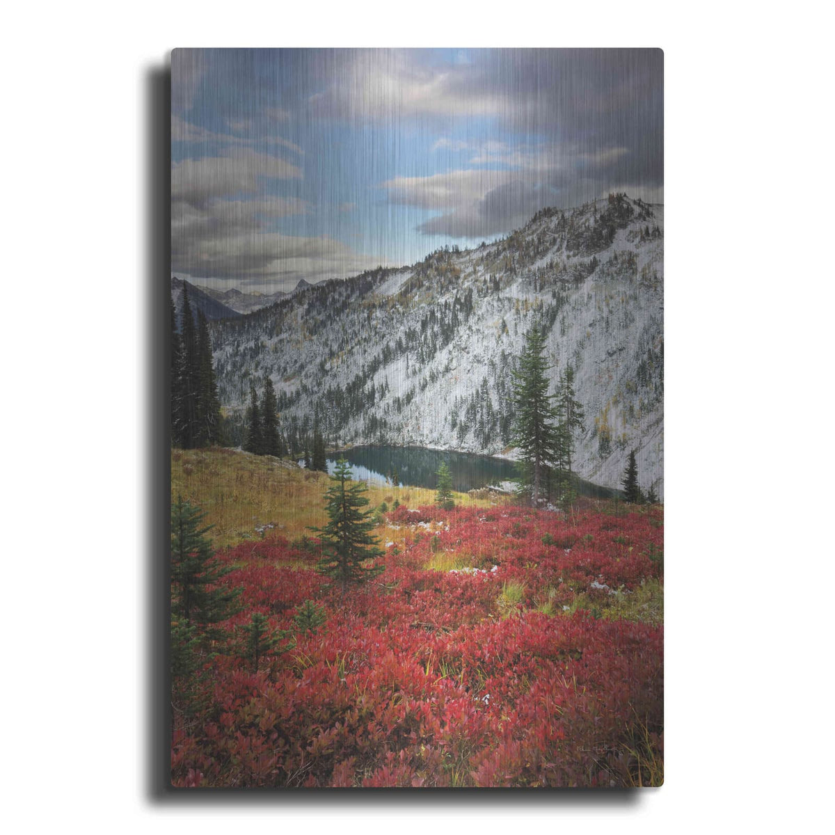 'Lake Ann North Cascades' by Alan Majchrowicz – Metal Wall Art