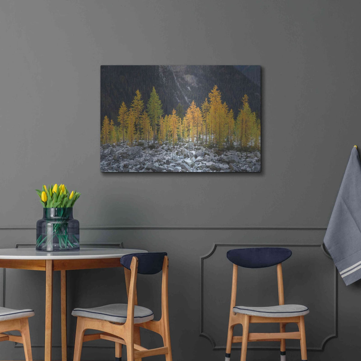 'Alpine Larches North Cascades' by Alan Majchrowicz – Metal Wall Art, 36x24 room view