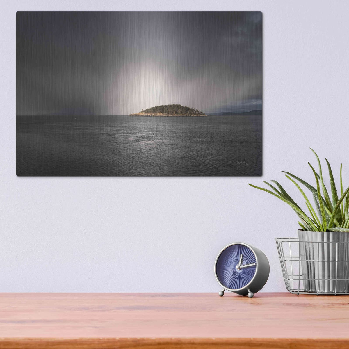 'Deception Pass Island' by Alan Majchrowicz – Metal Wall Art, 16x12 room view