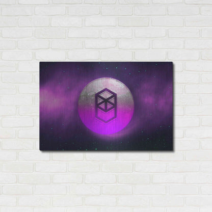 Luxe Metal Art 'Cosmic Crypto Fantom' by Epic Portfolio, Metal Wall Art,36x24