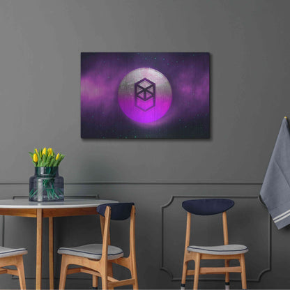 Luxe Metal Art 'Cosmic Crypto Fantom' by Epic Portfolio, Metal Wall Art,36x24