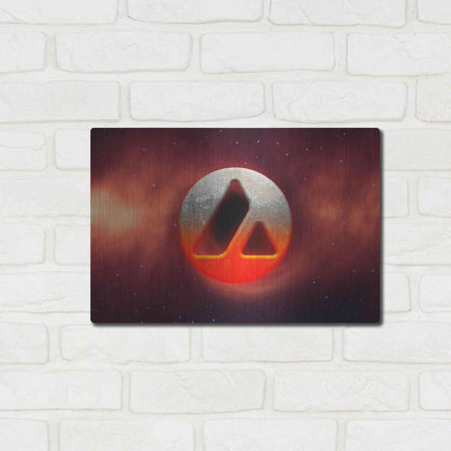 Luxe Metal Art 'Cosmic Crypto Avalanche' by Epic Portfolio, Metal Wall Art,16x12