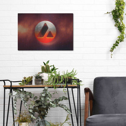 Luxe Metal Art 'Cosmic Crypto Avalanche' by Epic Portfolio, Metal Wall Art,16x12