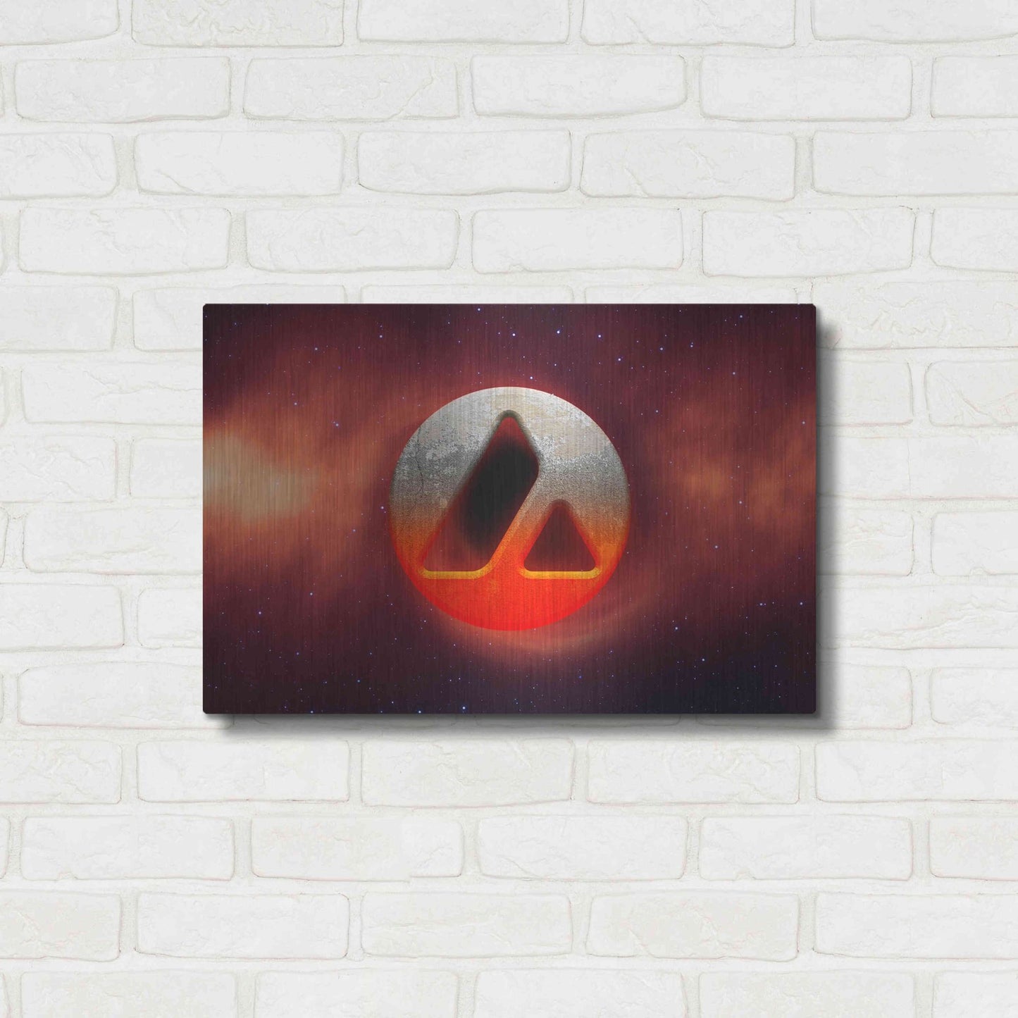 Luxe Metal Art 'Cosmic Crypto Avalanche' by Epic Portfolio, Metal Wall Art,24x16