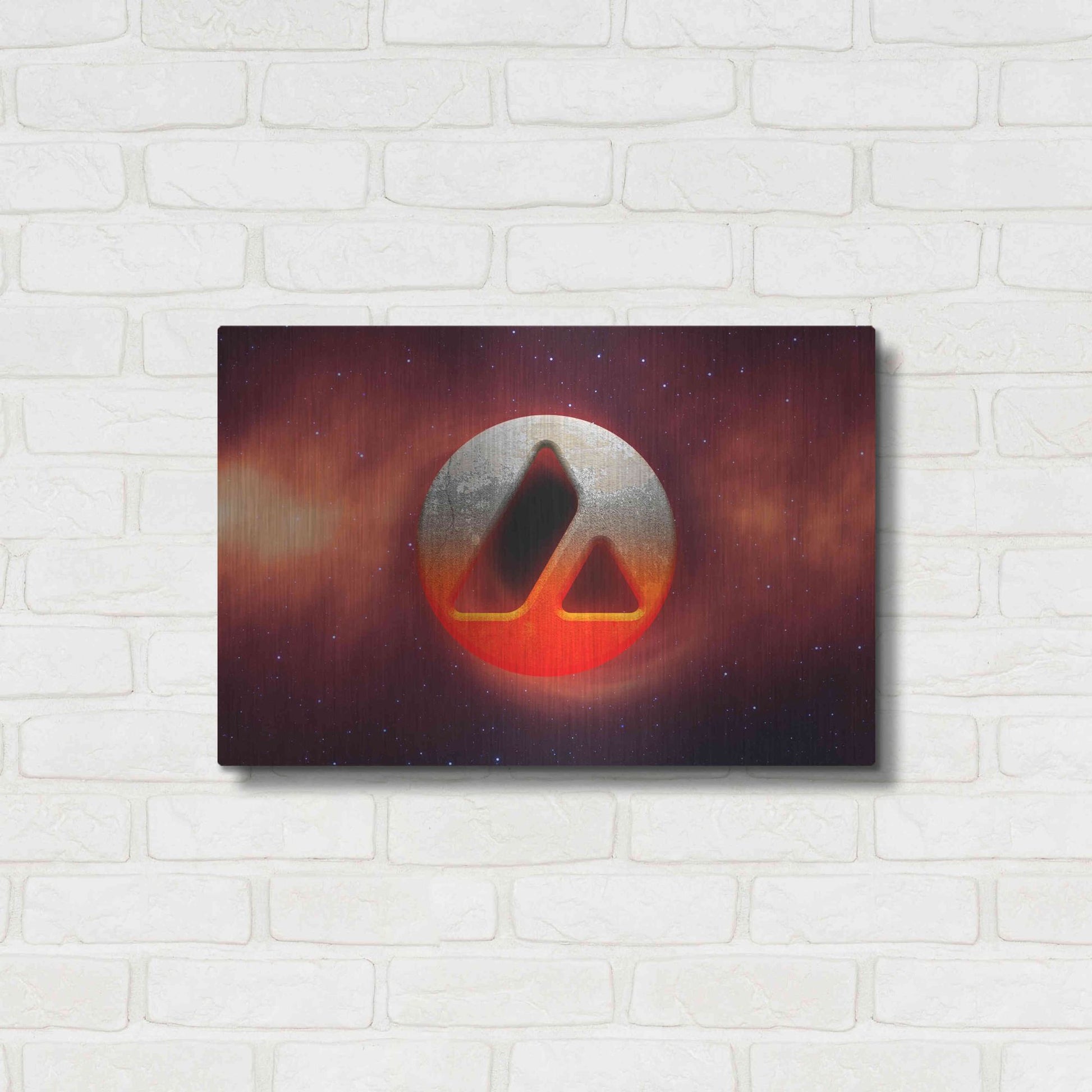 Luxe Metal Art 'Cosmic Crypto Avalanche' by Epic Portfolio, Metal Wall Art,24x16