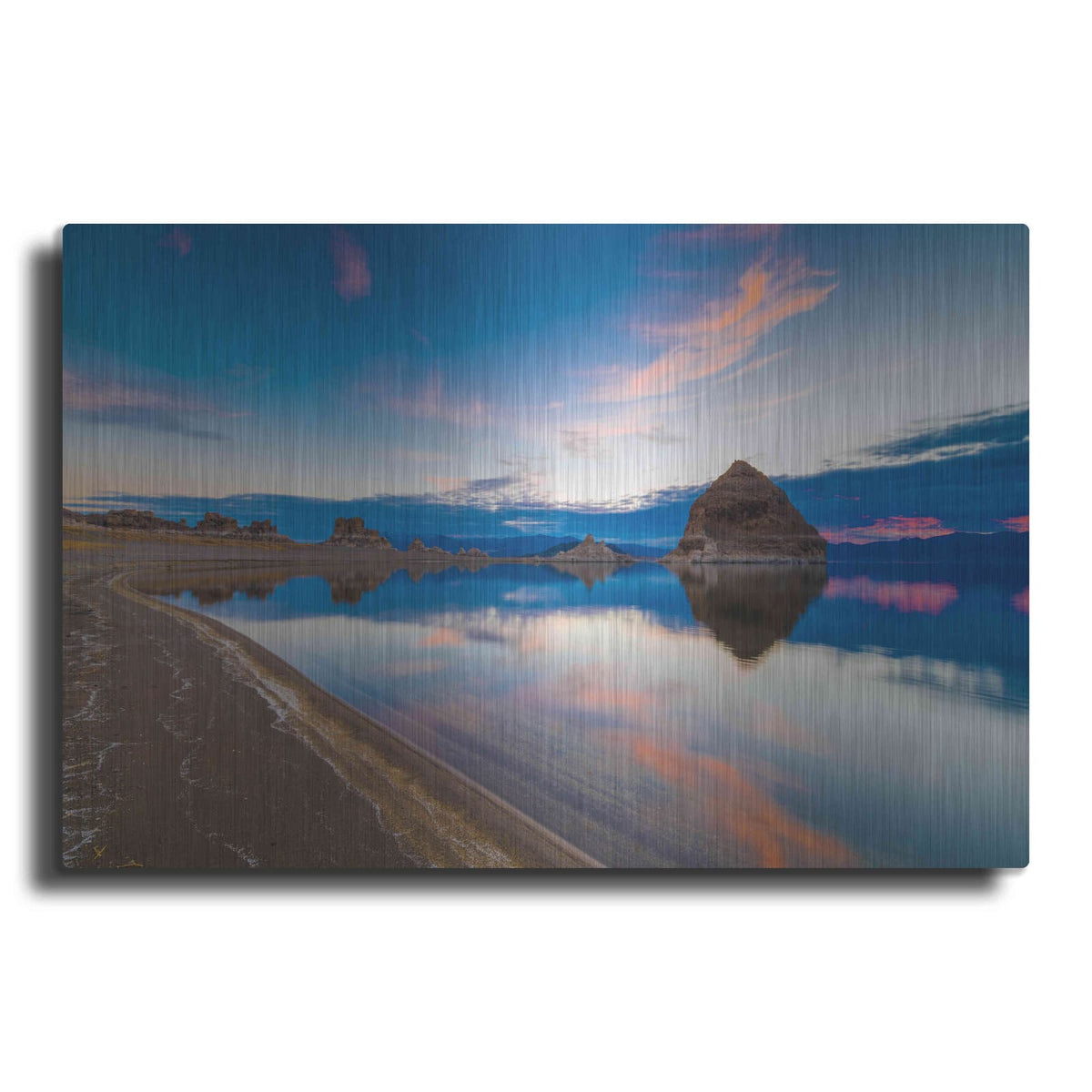 'Pyramid Lake Nevada 4' by Edin Chavez – Metal Wall Art