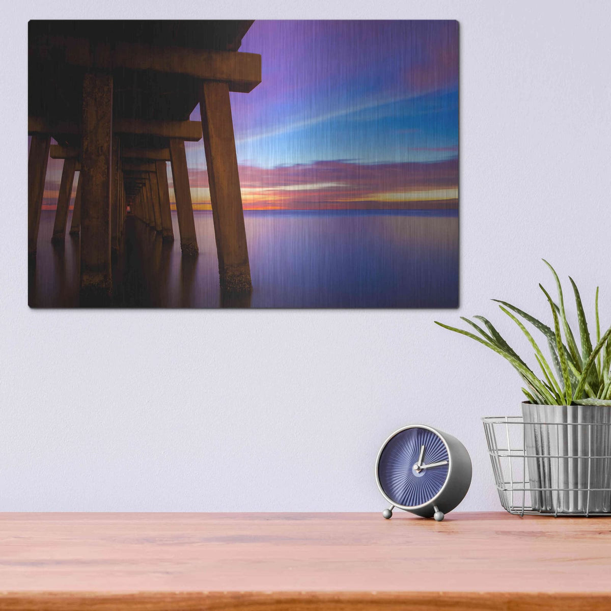 'Under the Bridge' by Edin Chavez – Metal Wall Art, 16x12 room view