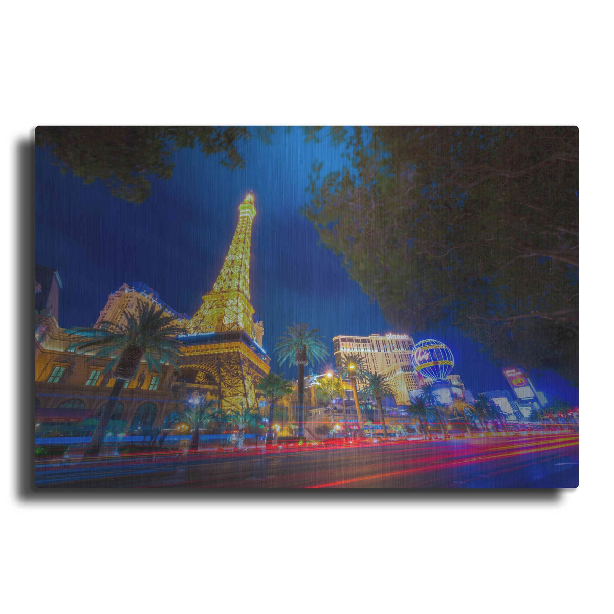 'Paris of Las Vegas' by Edin Chavez – Metal Wall Art