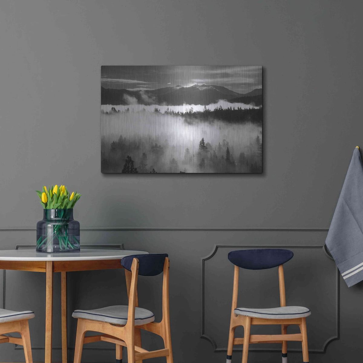 'Lake Tahoe Murky Mornings' by Edin Chavez – Metal Wall Art, 36x24 room view